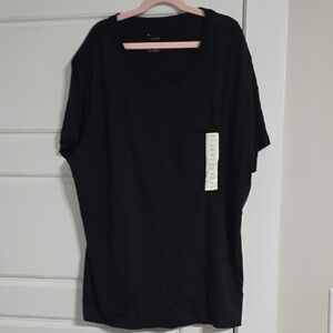 Black T-Shirt with Chest Pocket